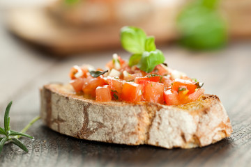 Canvas Print - Bruschetta