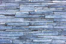 Old Blue Modern Pattern Of Stone Wall Decorative Surfaces