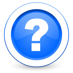 Poster - question mark icon ask sign