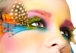 © Serg Zastavkin - Woman with false feather eyelashes makeup