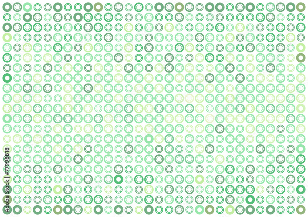 Abstract Colors Circle Background, Green Tone