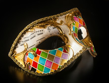 Venetian Mask Harlequin Style