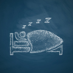 Poster - sleep icon