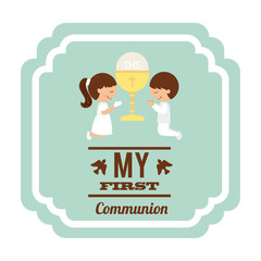 Sticker - my first communion