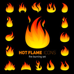 Poster - Fire Icon Set