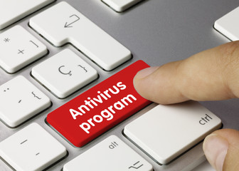 Wall Mural - antivirus program