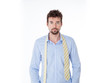 © Dave_Pot - young man with disorderly yellow tie