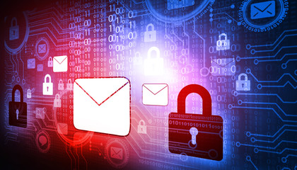 Internet Security concept..