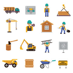 Wall Mural - Construction Icon Flat