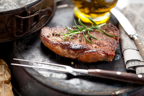 steak fleisch Canvas Print