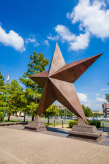 Wall Mural - Texas Star in front of the Bob Bullock Texas State History Museu