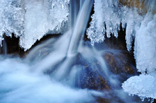 Winter Nature Icebound River