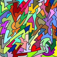 Wall Mural - color art wallpaper