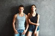 © GVS - fashion beautiful young couple