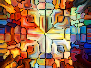 Wall Mural - Dreaming of Stained Glass