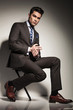 © Viorel Sima - young elegant business man sitting