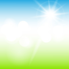 Poster - Nature sunny abstract summer background