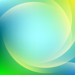 Aufkleber - Blue colorful light gradient background