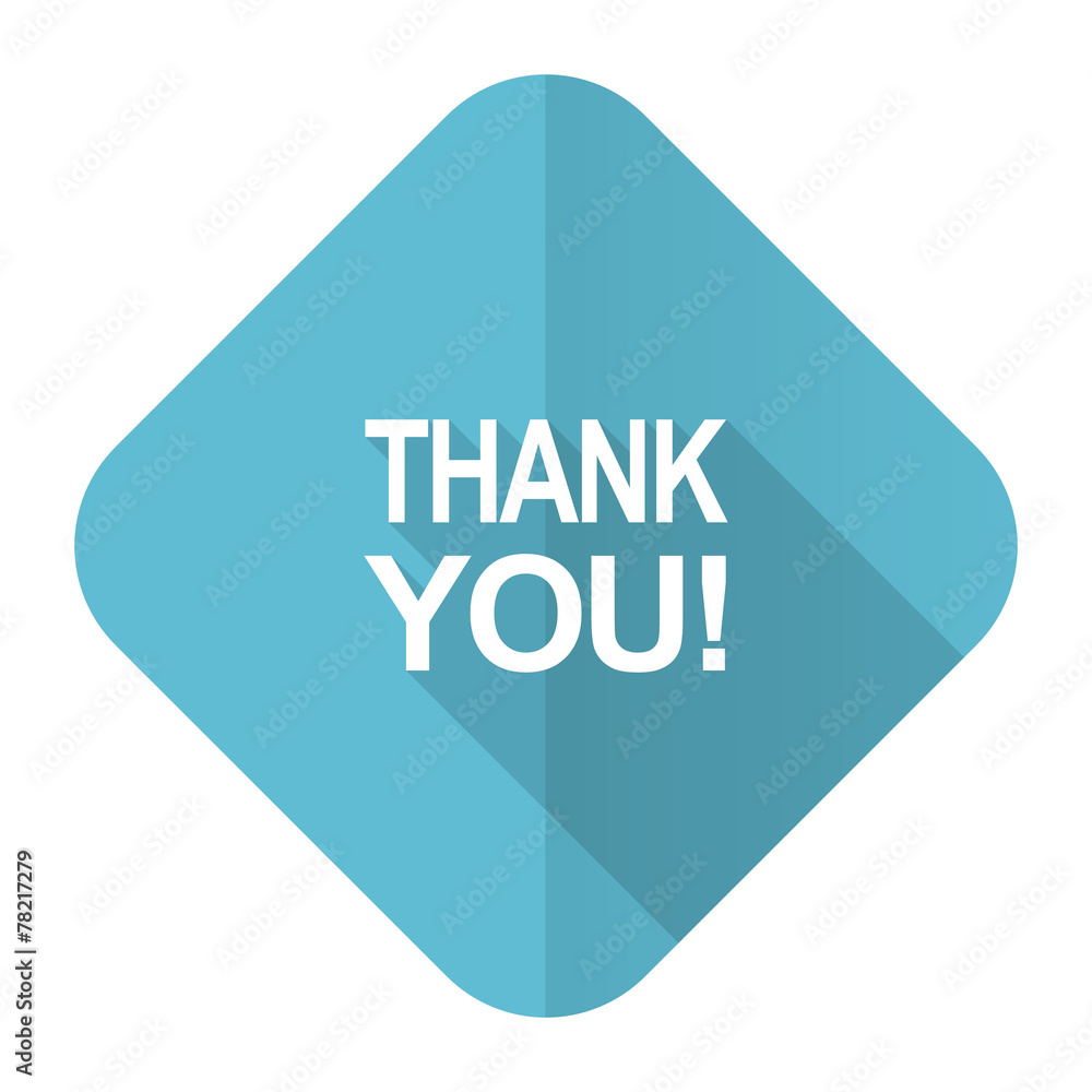 thank you flat icon