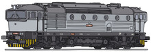 Classic Diesel Locomotive, Vector Illustration