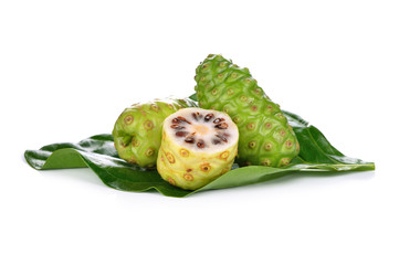 Wall Mural - Exotic Fruit - Noni on white background