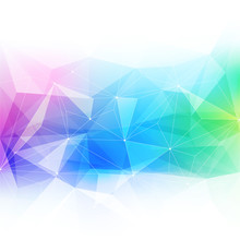 Colorful Abstract Crystal Background.