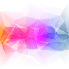 Colorful abstract crystal background.