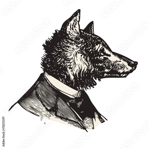 Naklejka samoprzylepna M.loup