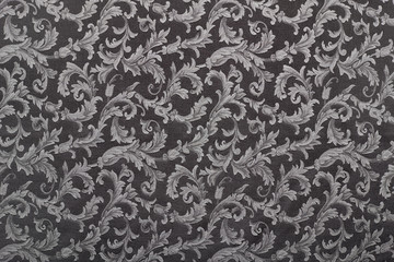 damask, black pattern texture background