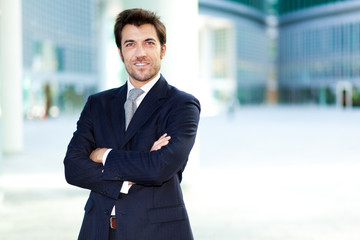 Wall Mural - Handsome businessman portrait