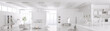 © Vadim Andrushchenko - Interior of modern white apartment panorama 3d render