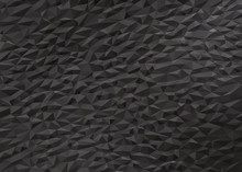 Gray Black Low Poly Background