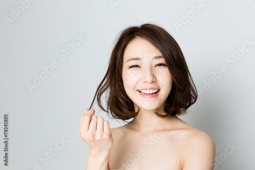 Cuadros en Lienzo attractive asian woman beauty image