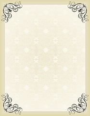 Illustration vintage background card for design