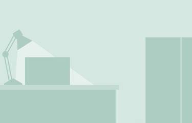 Wall Mural - flat office background
