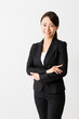 © taka - asian businesswoman on white backgroound
