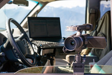 Photographers Gear Van Cockpit Professional Jounalist Video