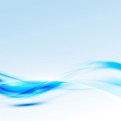 Wall Mural - modern abstract bright sparkle blue swoosh background