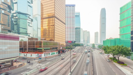 Poster - Hyperlapse video of busy traffic in Hong Kong