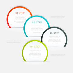 Wall Mural - Vector colorful text box, trendy colors.