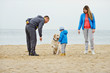 © Elena Stepanova - family  with dog