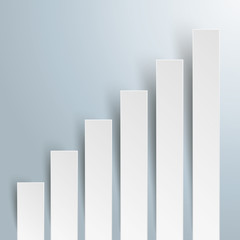 Wall Mural - chart growth bars piad