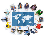 Fototapeta  - World Global Business Globalization International Concept