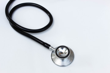 stethoscope isolated background