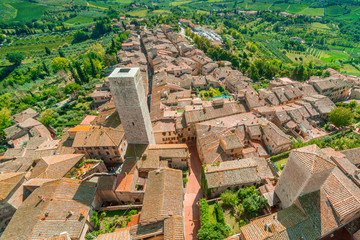 Fototapete - San Gimignano Tuscany Italy