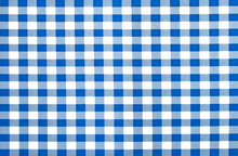 Blue Checkered Fabric