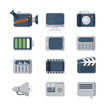 © Vasily Merkushev - Flat Media Icons set, vector