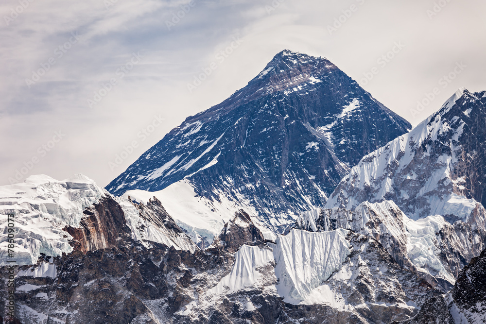 Everest, Himalaje - obrazy, fototapety, plakaty 