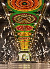 Wall Mural - Inside of Meenakshi Temple