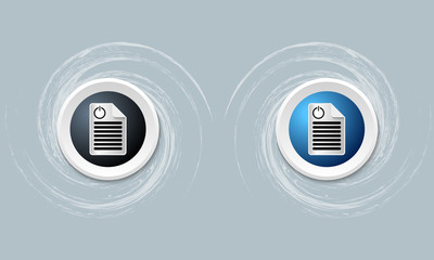 two icon and document icon and power button